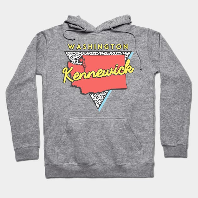 Kennewick Washington Triangle Hoodie by manifest